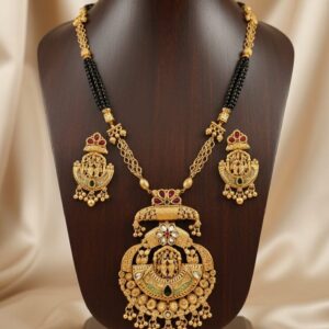 Divine Rajwadi Heritage Mangalsutra Set | Antique High Gold Finish | Temple Style Bridal Elegance πππ
